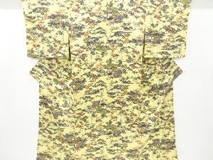 リサイクル　茶屋辻模様小紋着物